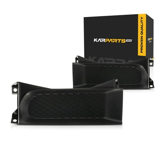 For Ram 1500 2013-2018 Tow Hook Cover Kit | Front | Bumper Insert | 2 Piece | CH1037112 | 68196984AA