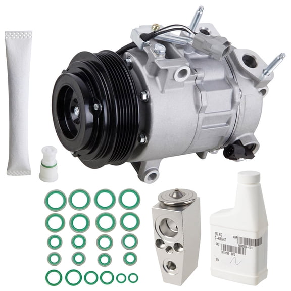 For Ram 1500 2014 2015 AC Compressor w/ A/C Repair Kit - BuyAutoParts