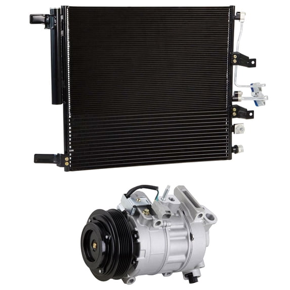 For Ram 1500 2016 2017 2018 AC Compressor w/ A/C Condenser Drier - BuyAutoParts