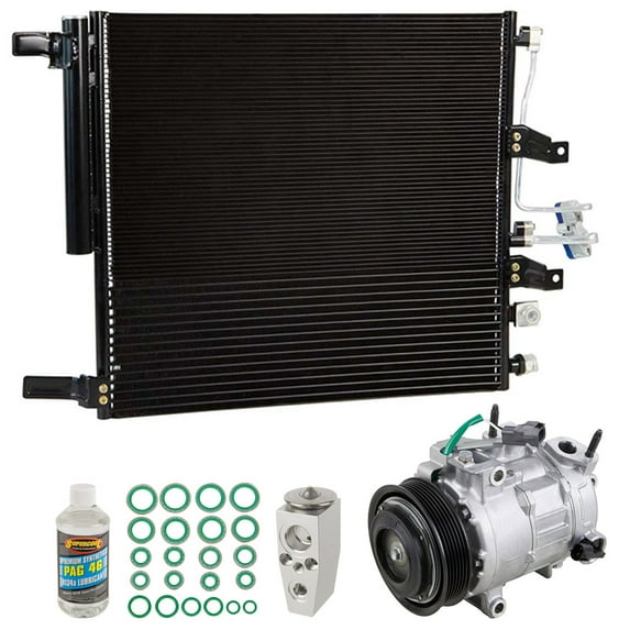 For Ram 1500 2018 OEM AC Compressor w/ Condenser Drier - BuyAutoParts