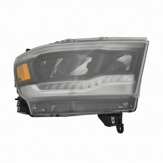 For Ram 1500 2019 2020 2021 Headlight Assembly Passenger Side | Black Bezel | LED | Replacement For CH2503320 | 191275808795, 68316088AG
