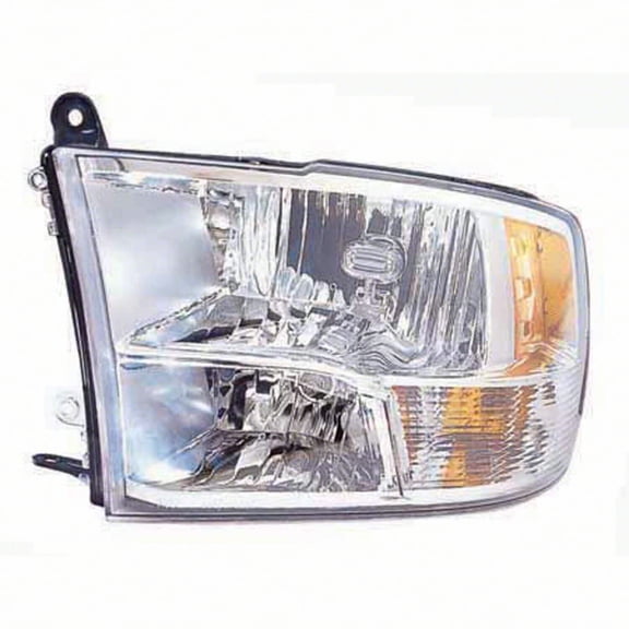 For Ram 1500/2500/3500 2011 2012 Driver Side OEM Headlight | Lens/Housing | w/ Quad Lights | CH2518135 | 68001485AH