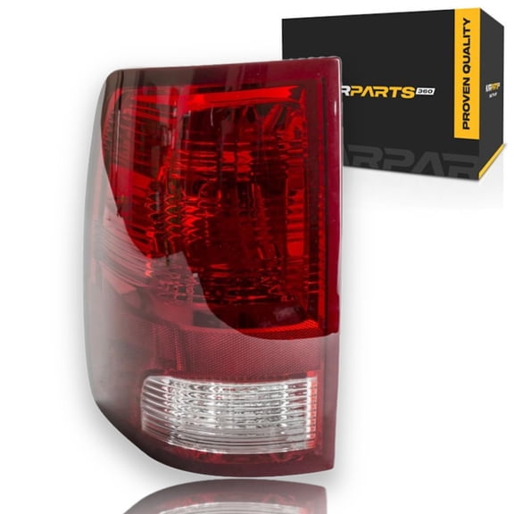 For Ram 1500 Classic 2019 2020 2021 2022 Tail Light Driver Side | Red and Clear Lens | Plastic | Replacement For CH2818124 | 55277415AF
