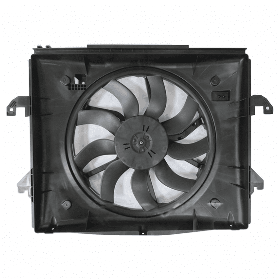 For Ram 1500 Radiator and Condenser Cooling Fan Assembly 2019 2020 2021 | 3.6/5.7L w/Brushless Motor | Replacement For CH3115199 | 68275634AD