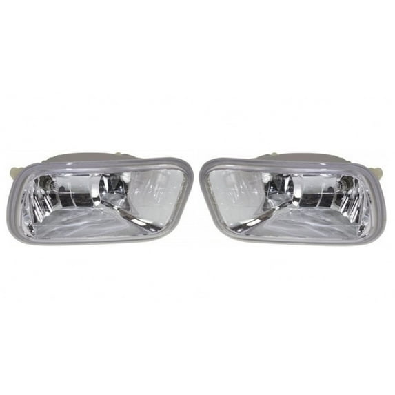 For Ram 2500 2011-2018 Fog Light Lens and Housing Driver and Passenger Side | Pair | CAPA | CH2594102, CH2595102 | 55372735AB, 55372734AB