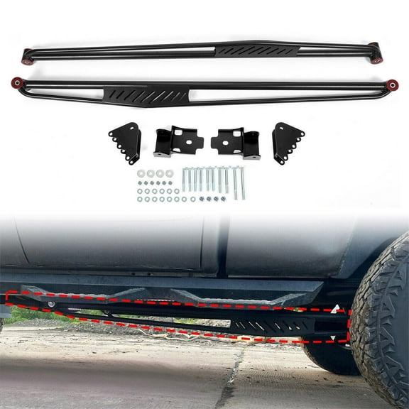 For Ram 2500 3500 4WD 03-10 Diesel Steel Leaf Spring Traction Bar+Mounting Kit