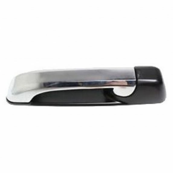 For Ram 3500 2011-2018 Exterior Door Handle Driver Side | Rear | Chrome | Black | CH1520141 | 1GH271XRAC