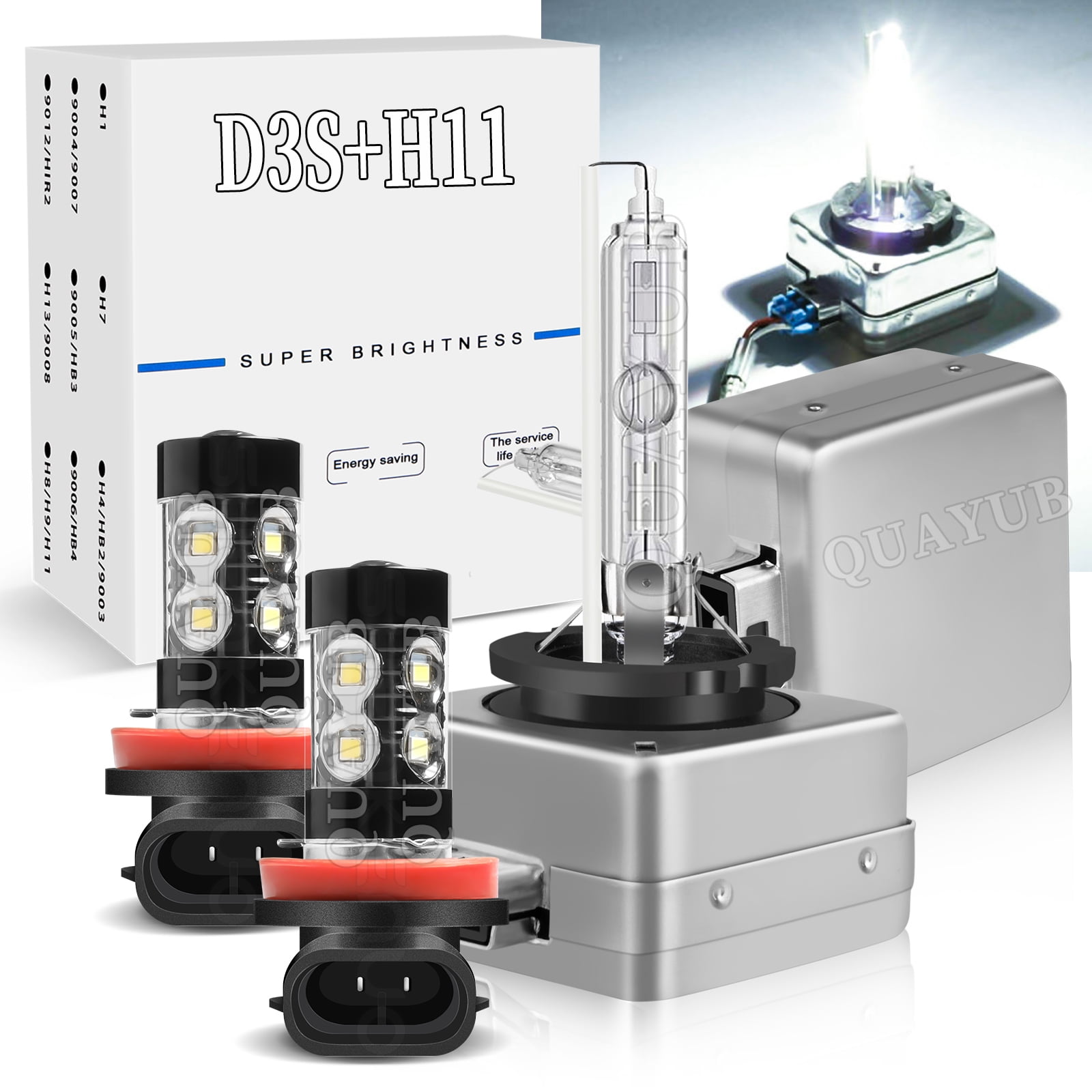 Range Rover Light Bulbs For Range Rover Sport 2010-2018 Xenon HID Headlight HI/Low + LED Fog ...
