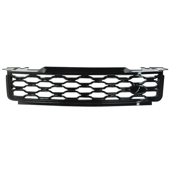 For Range Rover Sport L494 2018 2019 Front Bumper Upper Grille Full Gloss Black