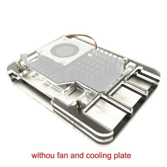 For Raspberry Pi 5 4GB/8GB 5 Layers Acrylic Case J0B4