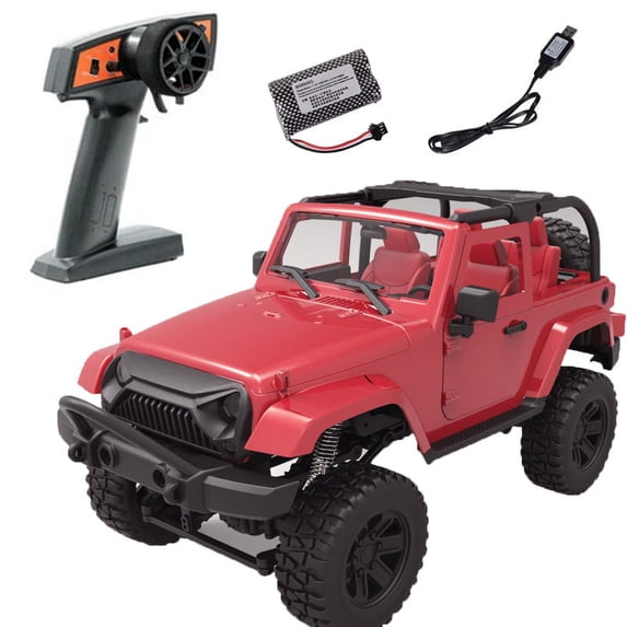 For Rbrc 1:14 Wrangler RC Car Model Toy Simulate 2.4g Four-wheel Drive Car