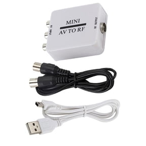 For Rca/Composite To Av Rf/Coaxial Converter, Av 2 Rf Modulator, Coaxial Adapter