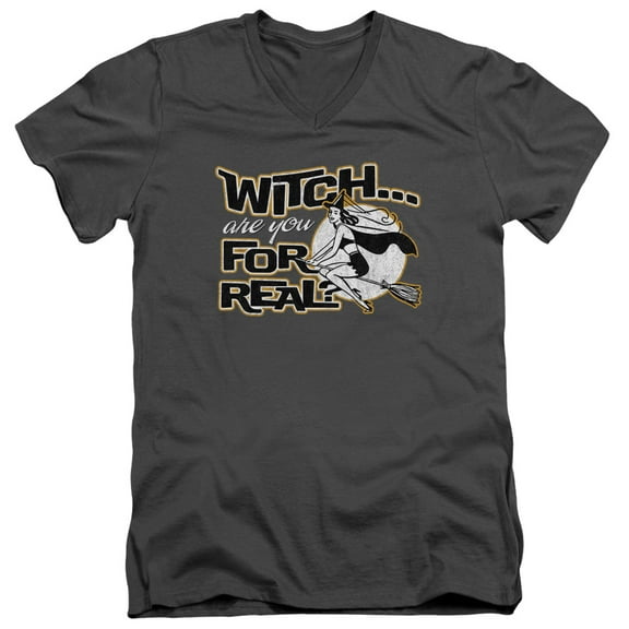 - For Real - Slim Fit V Neck Shirt - Large