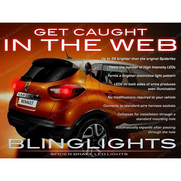 Renault Captur Custom LED Tail Lamps Light Bulbs Set Upgrade Replacement Pair