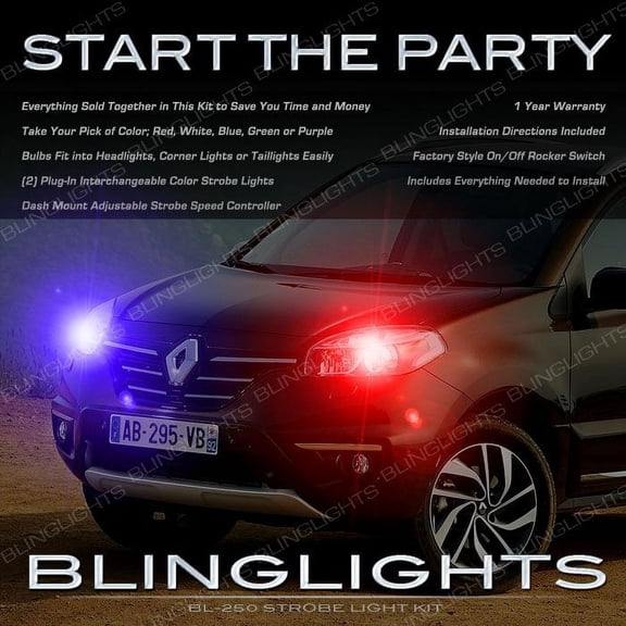 For Renault Koleos / Samsung QM5 Head & Tail Lamp Strobe Light Kit