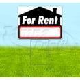 thumbnail image 1 of For Rent (18" x 24") Yard Sign, Includes Metal Step Stake, 1 of 6