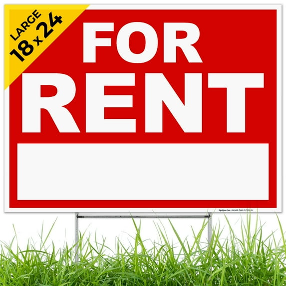 For Rent Sign,