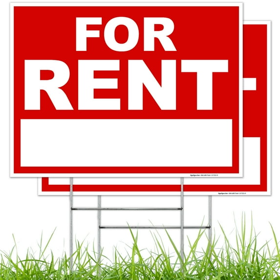 For Rent Sign,