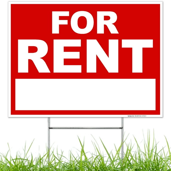 For Rent Sign,