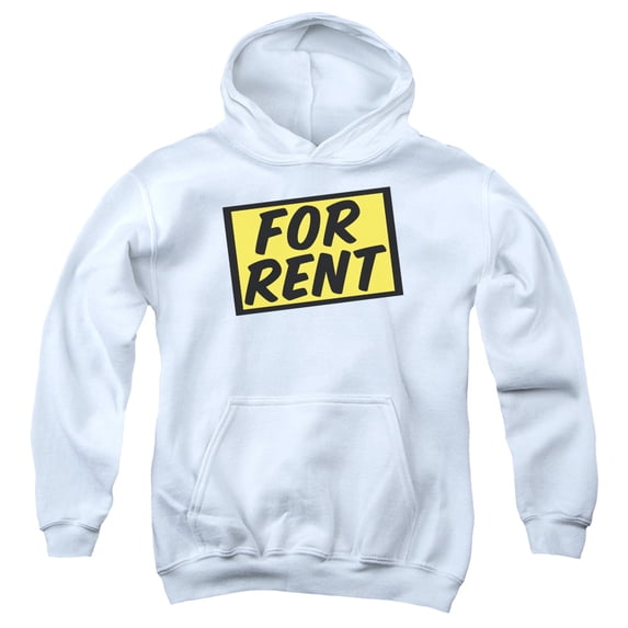 - For Rent - Youth Hooded Sweatshirt - Medium