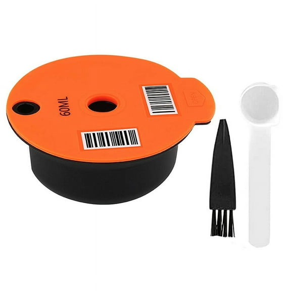 For Reusable Coffee Capsule Pods Refillable Filter Maker Pod Replacement Part 60ML