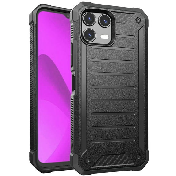 Revvl 8 Pro Tough Hybrid Case - Black