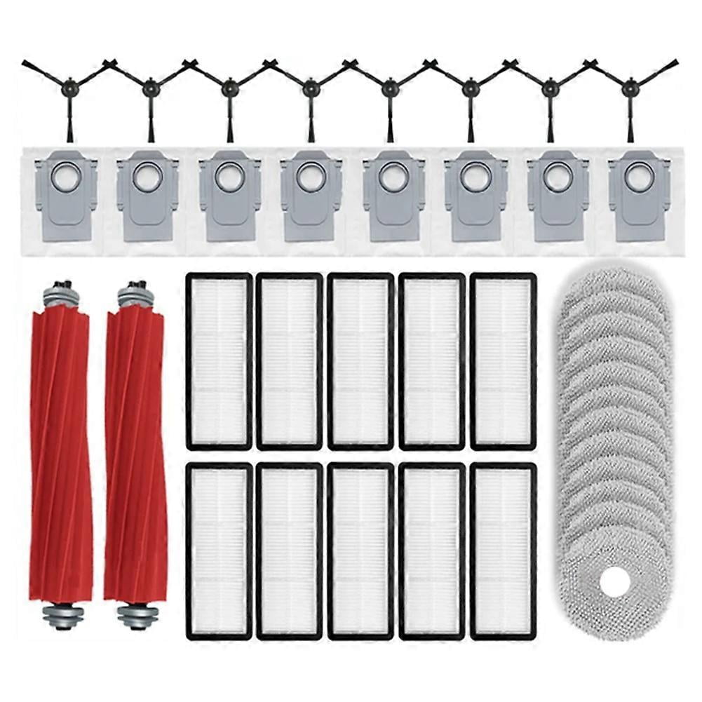 For Roborock Qrevo S, Qrevo Pro, Qrevo MaxV, Qrevo Plus Robot Vacuum Cleaner Main Side Brush Hepa Fi As Shown