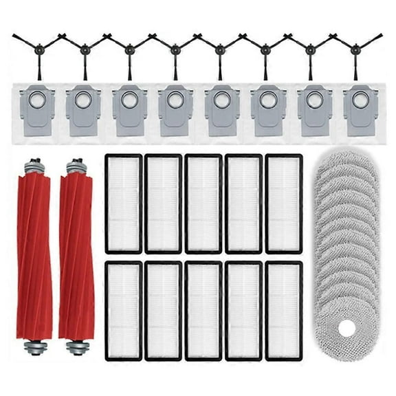 For Roborock Qrevo S, Qrevo Pro, Qrevo MaxV, Qrevo Plus Robot Vacuum Cleaner Main Side Brush Hepa Fi As Shown