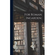 For Roman Ingarden;, Hardcover