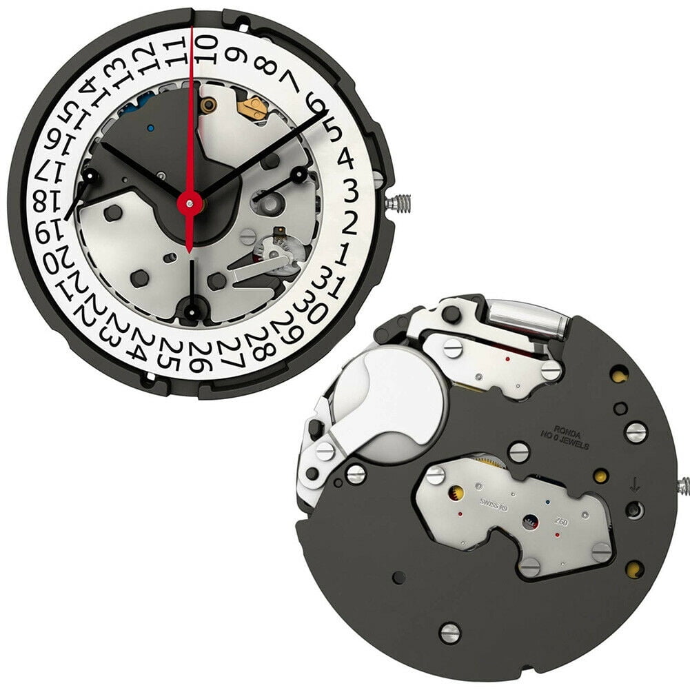 For Ronda Z60 Watch Quartz Movement Swiss Parts 6 Hands Date at 4 O'clock Accessories
