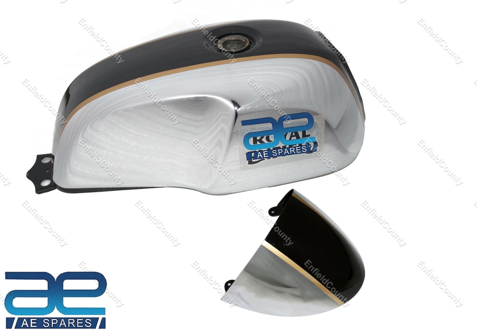 For Royal Enfield Mister Clean Fuel Gas Tank +Seat Cowl Continental GT