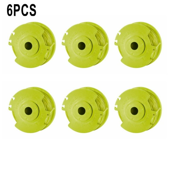 For Ryobi Replacement Twisted 0.080 InString Trimmer Auto Feed Line Spools 6Pcs