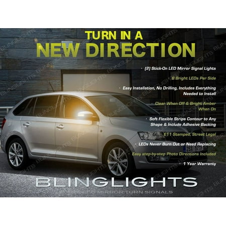For SEAT Toledo LED Side Mirror Signaler Lights Turnsignaler Lamp Pair
