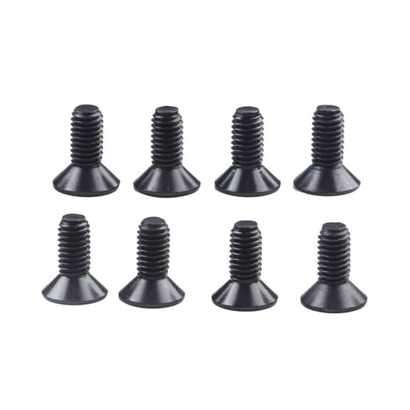 For SPD Self-Locking Pedal Bike Shoe Cleat Bolts 8 Piece Steel Screw Set for Mountain Bike Pedal Locks High Strength 10.9 Grade