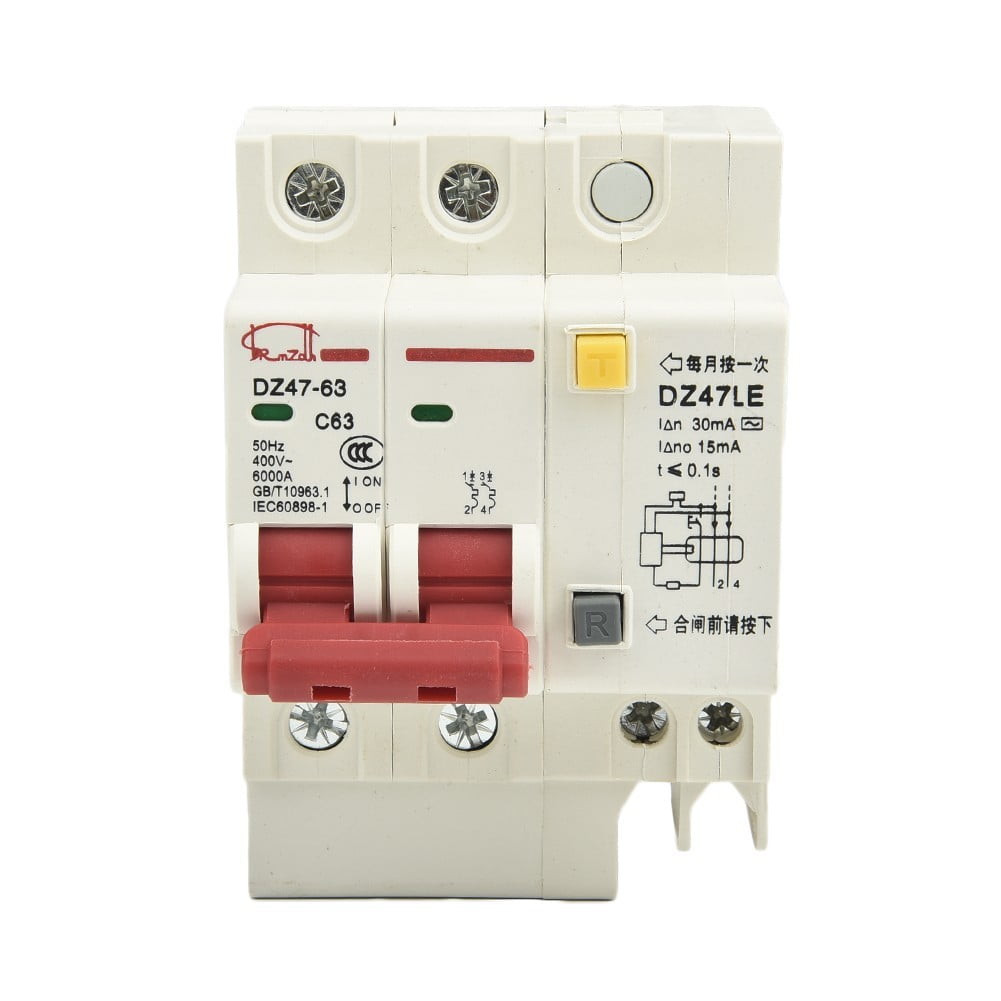 For SPD surge protector arrester 2 pole DZ47LE circuit breaker