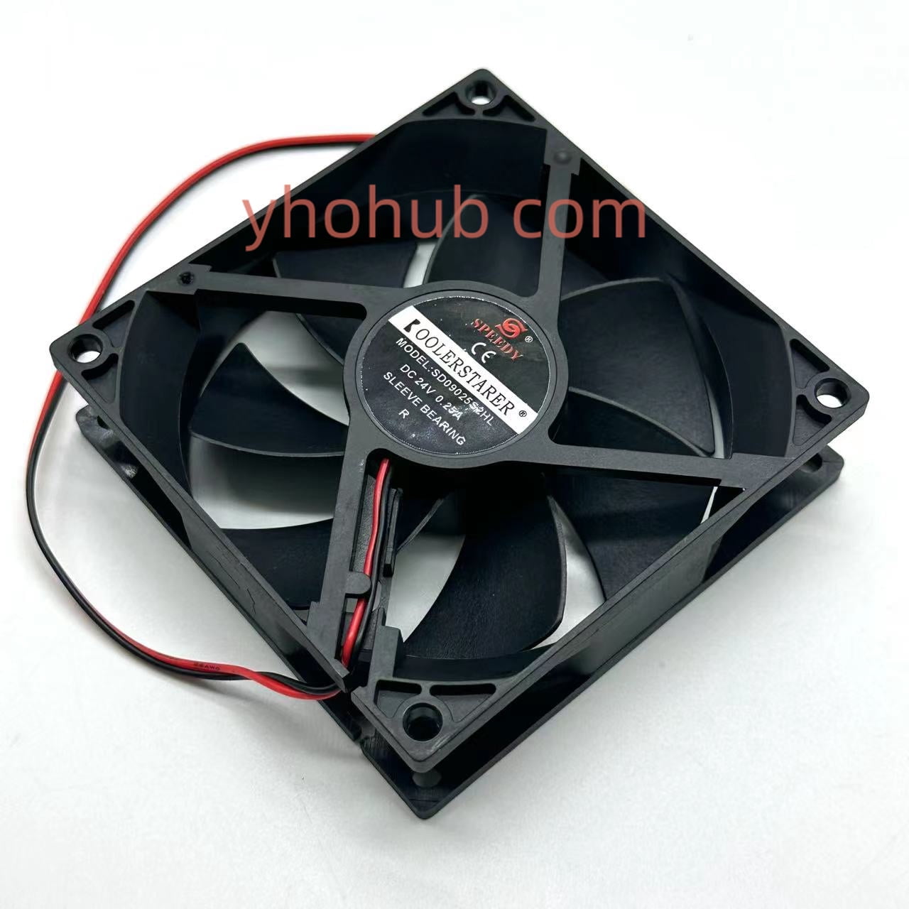 For SPEEDY SD09025S2HL DC 24V 0.25A 92x92x25mm 2-Wire Server Cooling ...