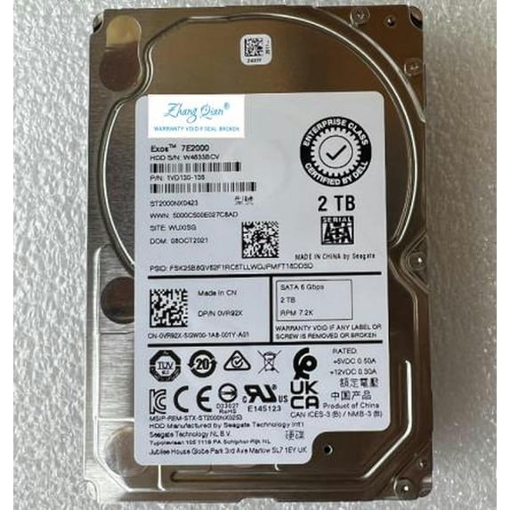 For ST2000NX0423 2T 7.2K 2.5 SATA 128M 6G