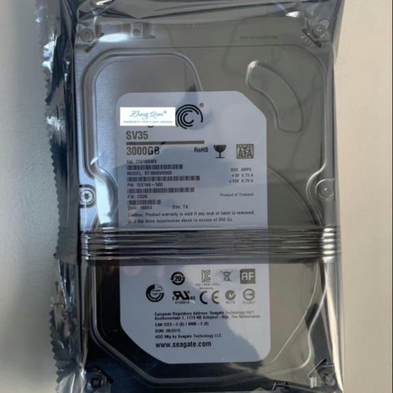 For ST3000VX000 3TB desktop 7200 rpm 3T monitoring SV35