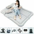 For SUV / Truck / Van Car Air Bed Inflatable Cushion Air Mattress Backseat+Pump