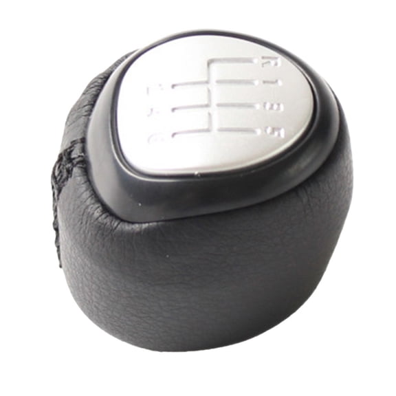 For Saab 9-3 2003-2012 6 Speed Gear Shift Knob Abs+ Pu Leather Easy Installation Direct Replacement Fangkenuo