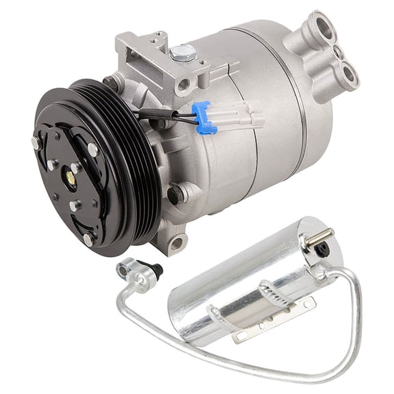 For Saab 9-3 & 9-3X 2003-2011 AC Compressor w/ A/C Drier - BuyAutoParts