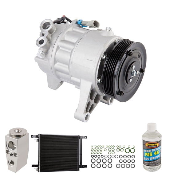 For Saab 9-4X 2011 A/C Kit w/ AC Compressor Condenser & Drier - BuyAutoParts