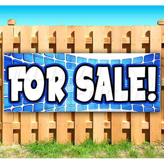 For Sale! 13 oz Vinyl Banner With Metal Grommets