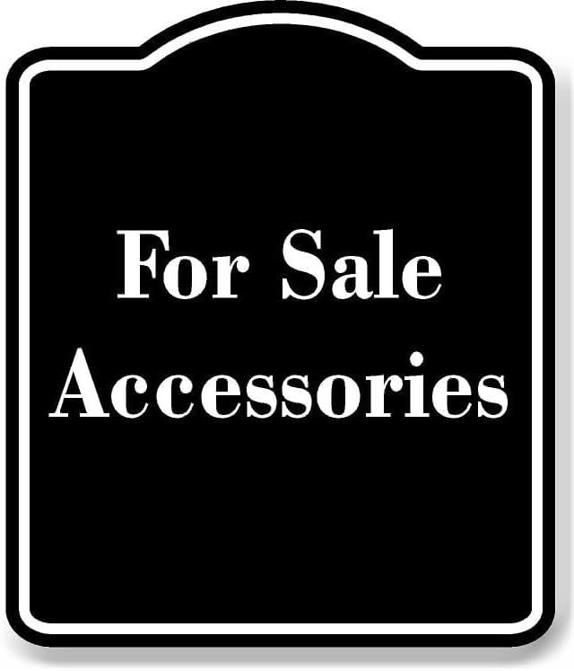 For Sale Accessories BLACK Aluminum Composite Sign 15''x18''