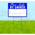 thumbnail image 1 of For Sale By Owner (18" x 24") Yard Sign, Includes Metal Step Stake, 1 of 6