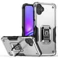 thumbnail image 1 of For Samsung A06 OPTIMUM Magnetic Ring Stand Hybrid - Silver, 1 of 3