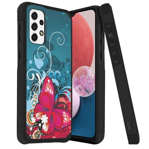 For Samsung A13 4G LTE SM-A135 Shockproof Cover Phone Case - mk Butterfly Bliss