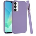 thumbnail image 1 of For Samsung A16 5G Classy Slick Chromed Around Hybrid Case Cover - Dark Purple, 1 of 3