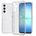thumbnail image 1 of For Samsung A17 5G Glitter Ultra Thick 3mm Transparent Hybrid Case Cover - Clear, 1 of 3