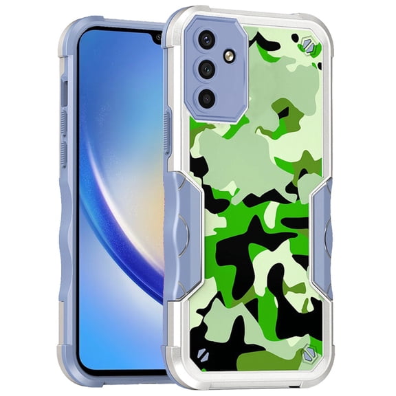 For Samsung A35 5g Attractive Design Shockproof Hybrid Case Cover - C